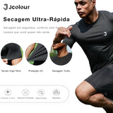 Camiseta esportiva masculina，Camisa de corrida de secagem rápida