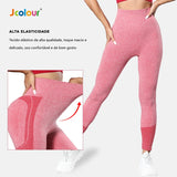 Calça feminina de academia Tipo legging