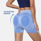 2 peças, Short esportivo feminino, Com Controle de Barriga E bumbum